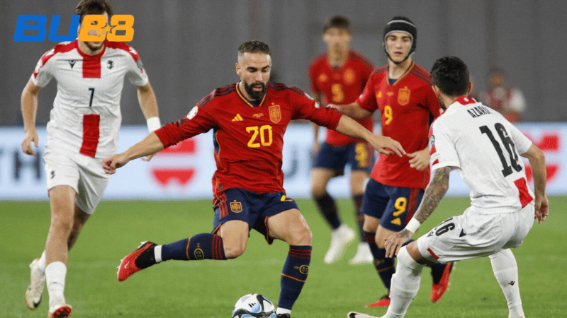 Lịch sử đối đầu Tây Ban Nha vs Georgia