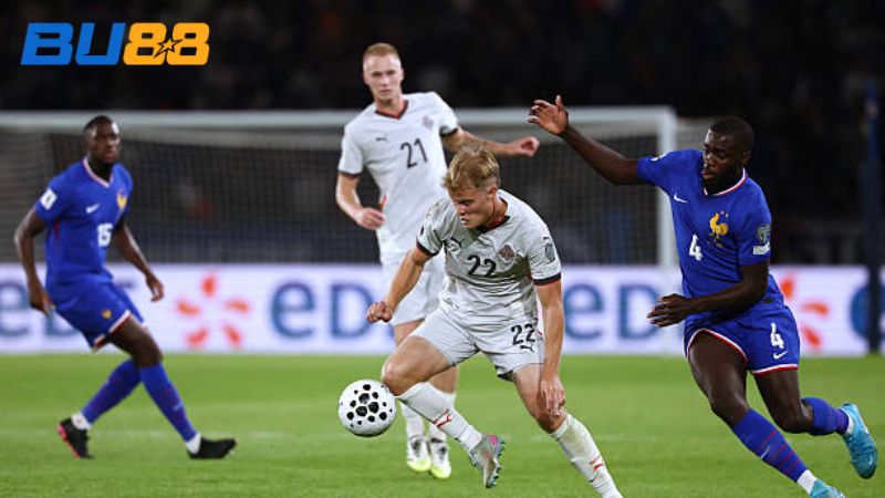 Phong độ của Iceland vs Pháp