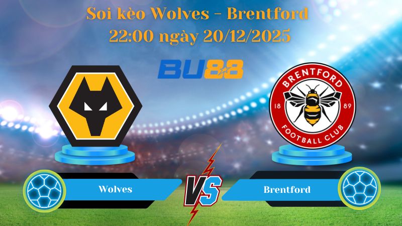 Nhận định bóng đá trận đấu Wolves - Brentford 22:00 ngày 20/12/2025