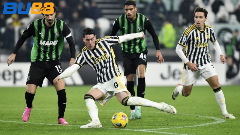Lịch sử đối đầu giữa hai đội Sassuolo- Juventus