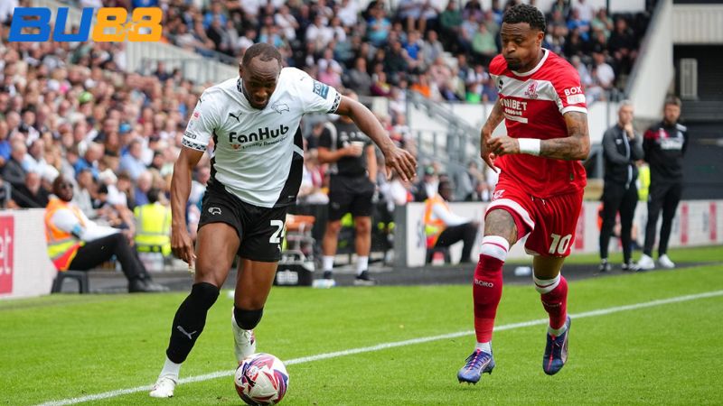 Phong độ gần đây của Derby County- Middlesbrough